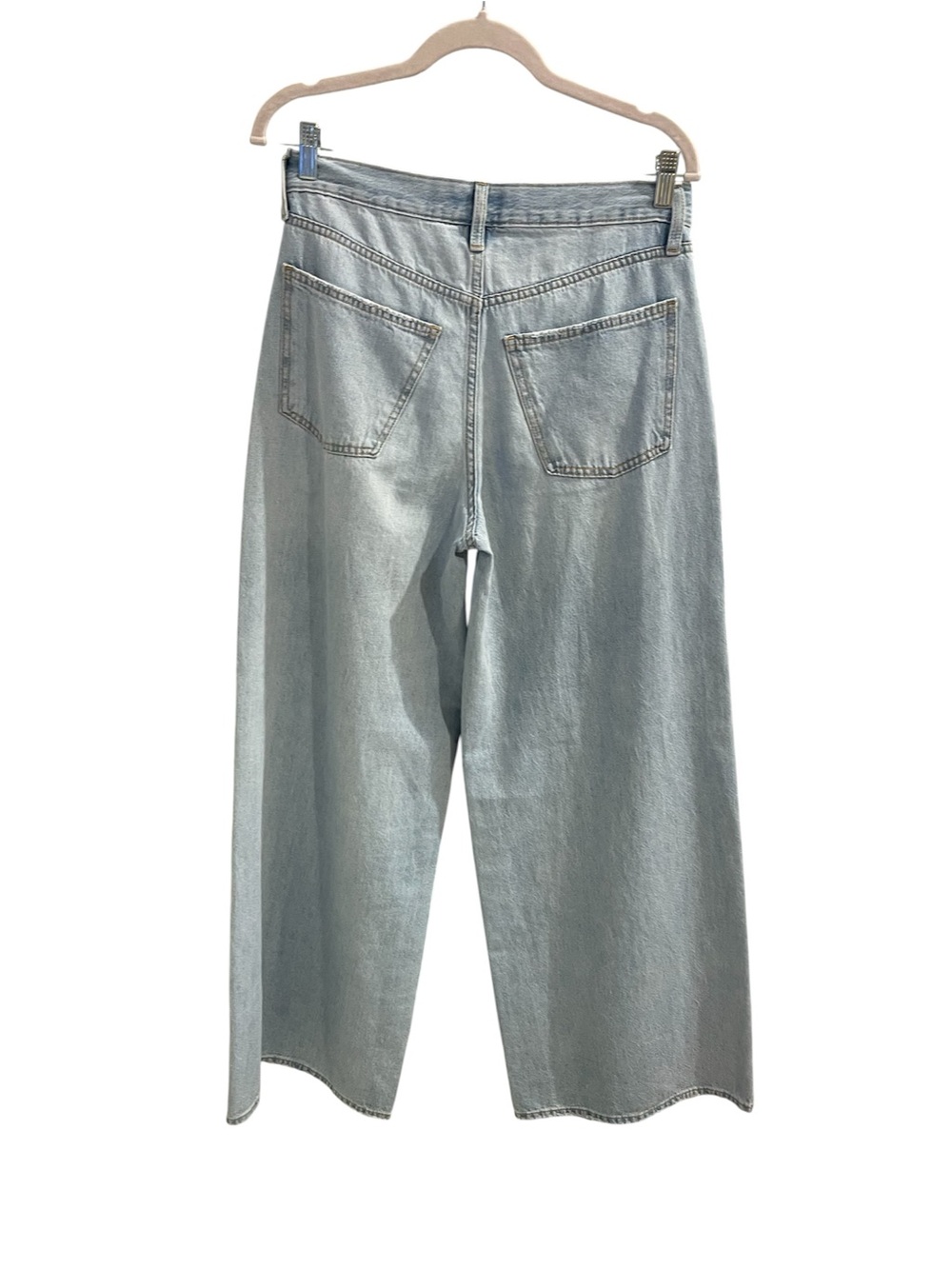 Universal Thread Mid-Rise Super Wide Leg Jeans Light Wash Size 6R - Picture 7 of 12